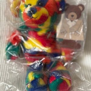 New Dennis Rodman Beanie BEAR Famous Legends sports heroes SIGNED Chicago Bulls